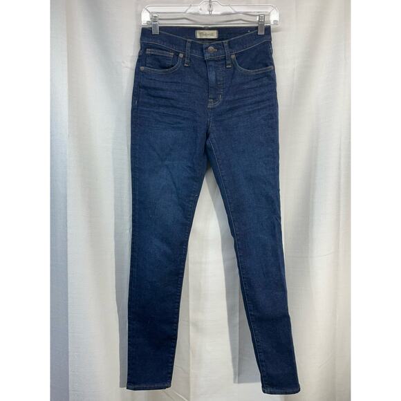 Madewell Women’s Mid Rise Skinny Stretch Jeans Blue Size 26x28 - Picture 2 of 7